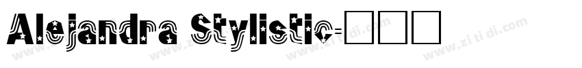 Alejandra Stylistic字体转换